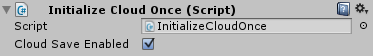 Initialization script screenshot